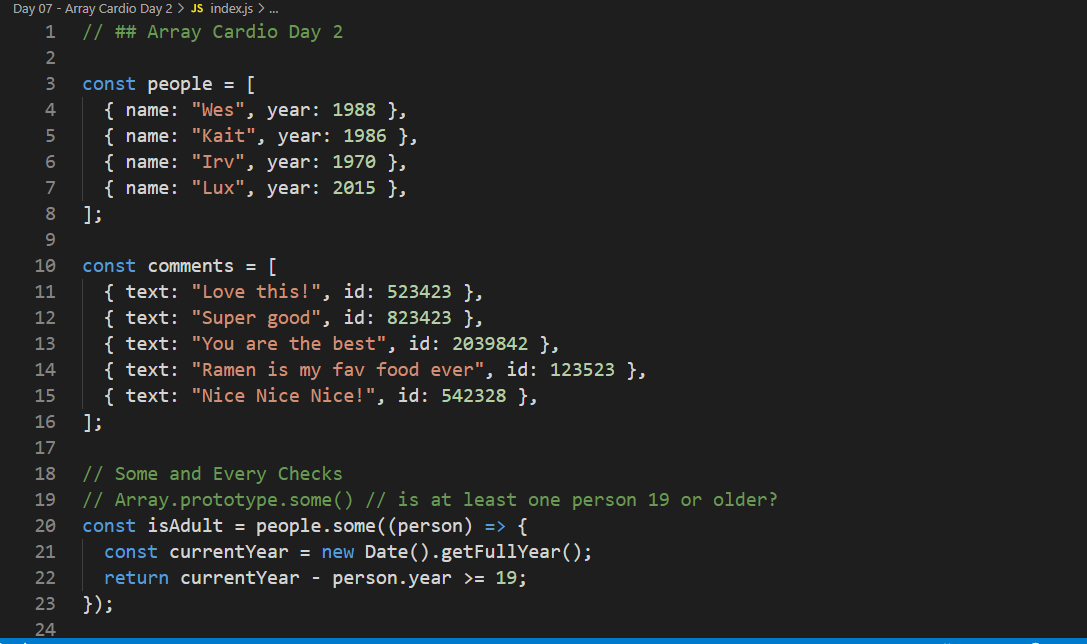 Array Cardio Day 2 image