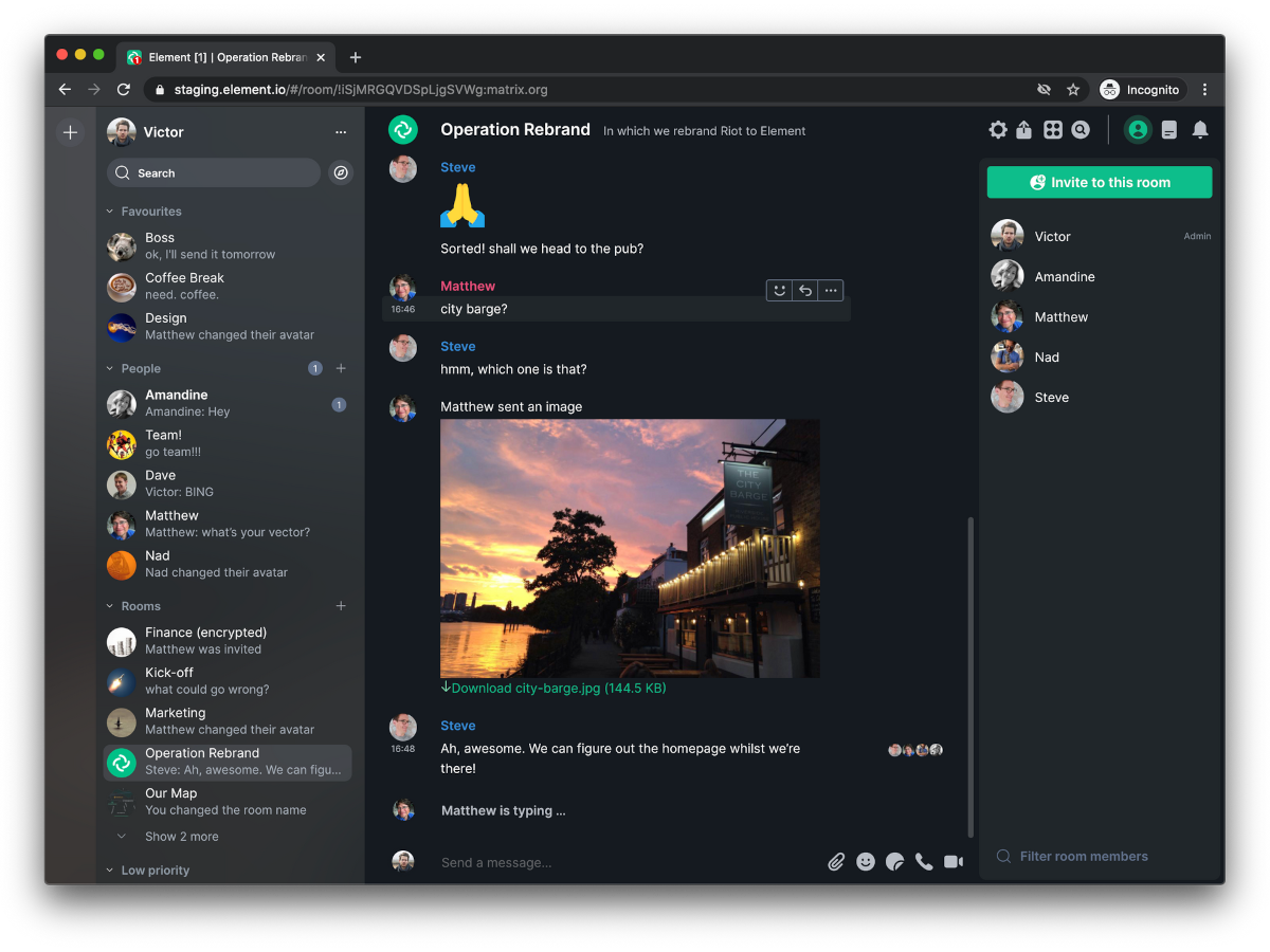 Matrix Messenger