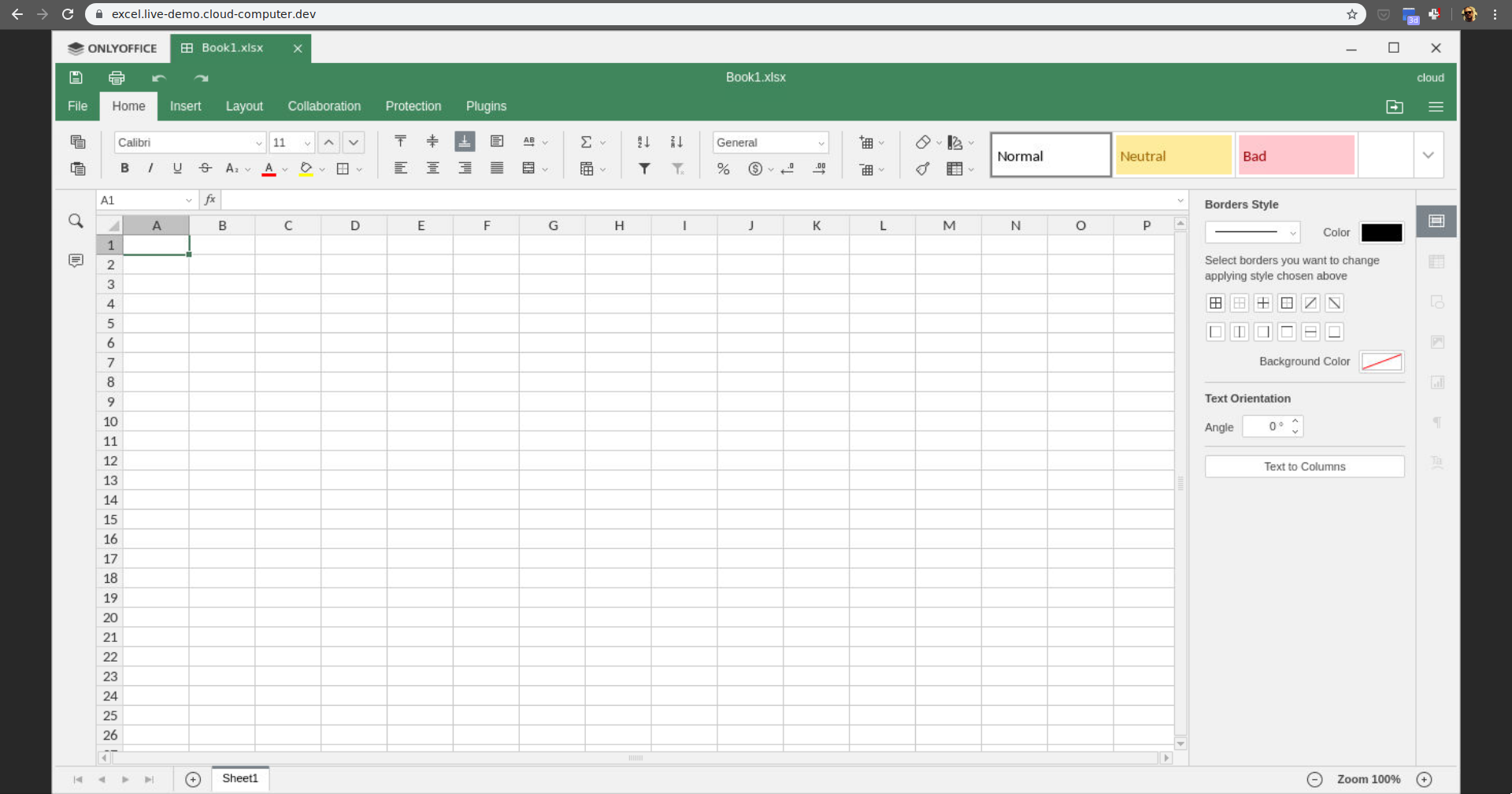 OnlyOffice Sheets