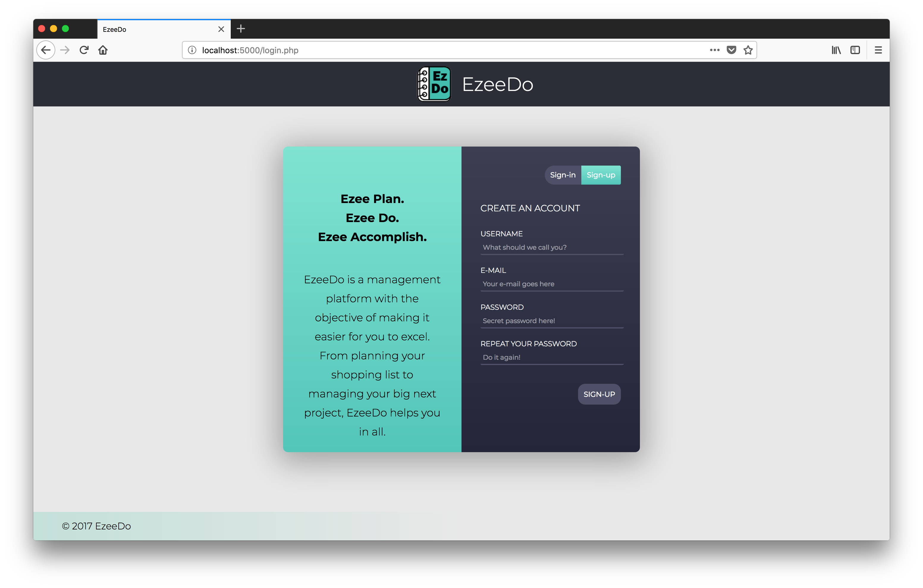 sign-up