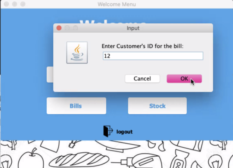 Bills Interface