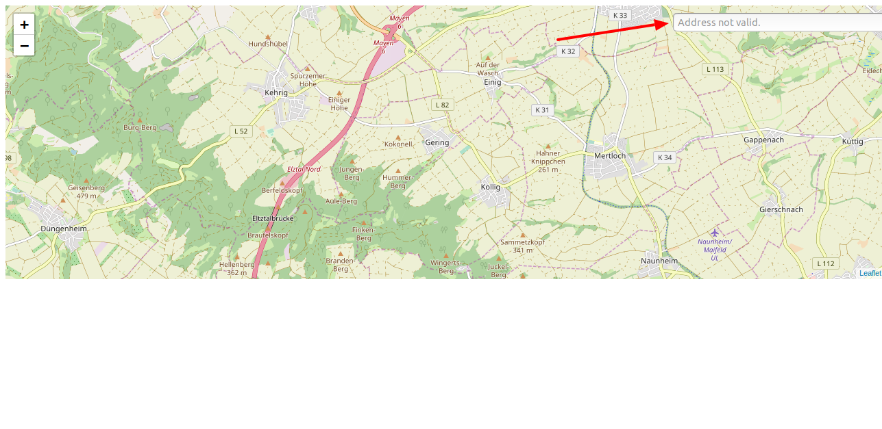leaflet control plugin routingtoaddress 4