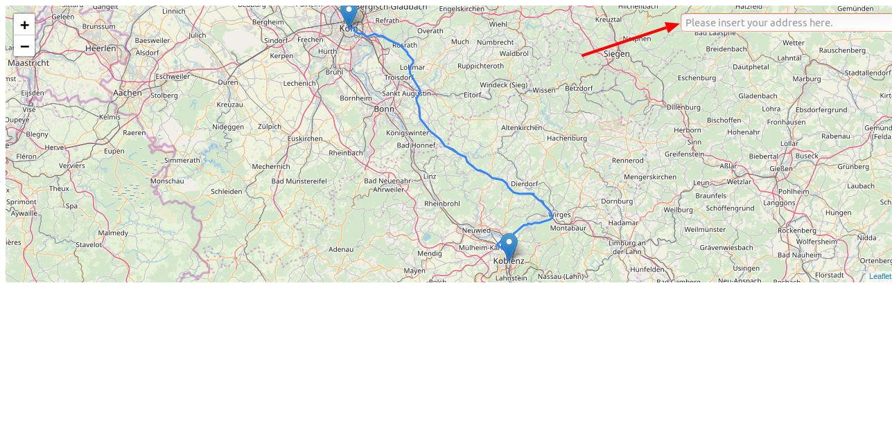 leaflet control plugin routingtoaddress 1