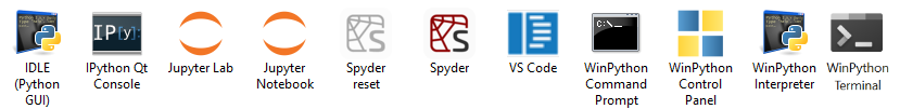 WinPython Launcher Icons