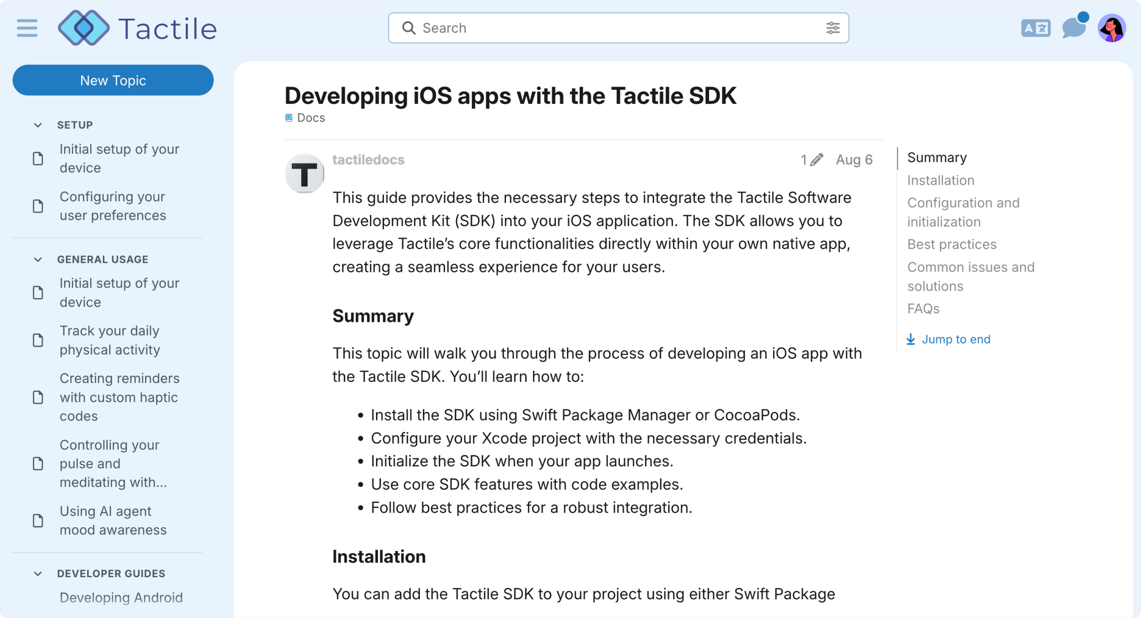 Developer preview