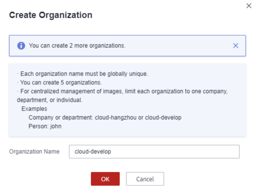 Create Organization