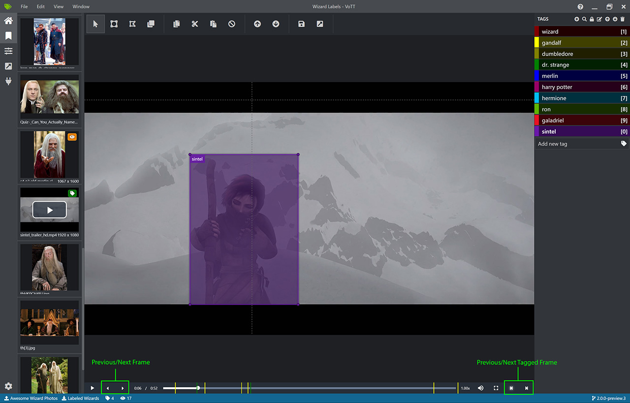 Video Player alt text