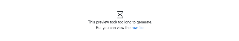 GitHub refuses to render beta 14 due to about 30+ unclosed details tags This repository is taking too long to load image
