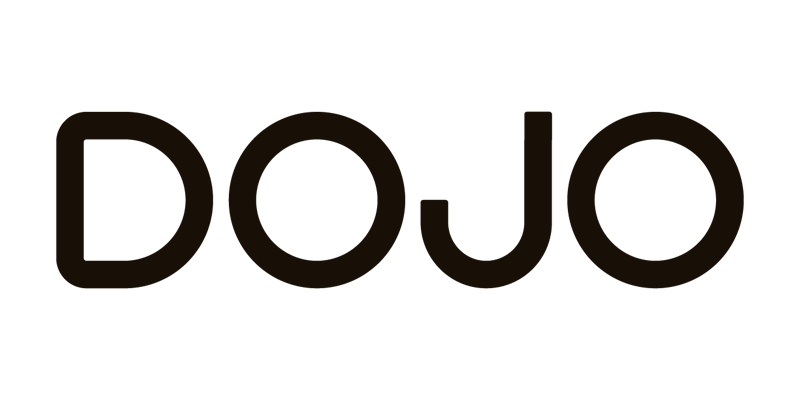 DOJO in black text