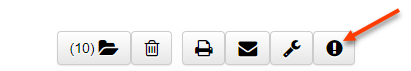 Alert icon. Illustration of the Alert icon.